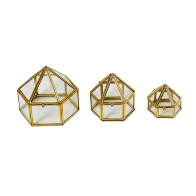 Brass Trinket Box, pyramid