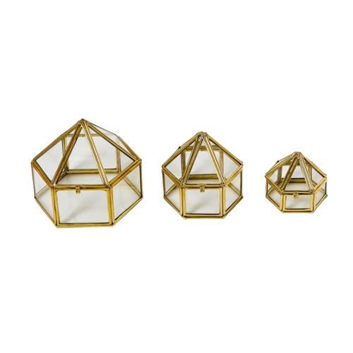 Brass Trinket Box, pyramid