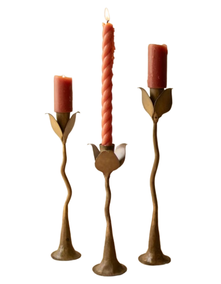 Botanical Candlestick Holder