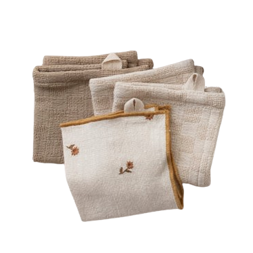 Embroidered Dish Cloths, Set/3