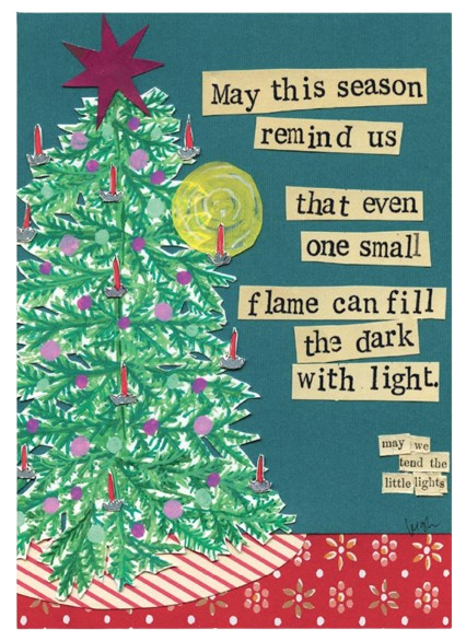 Christmas Card - Fill the Dark with Light