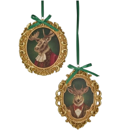 Framed Animal Ornament
