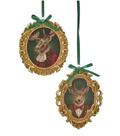 Framed Animal Ornament