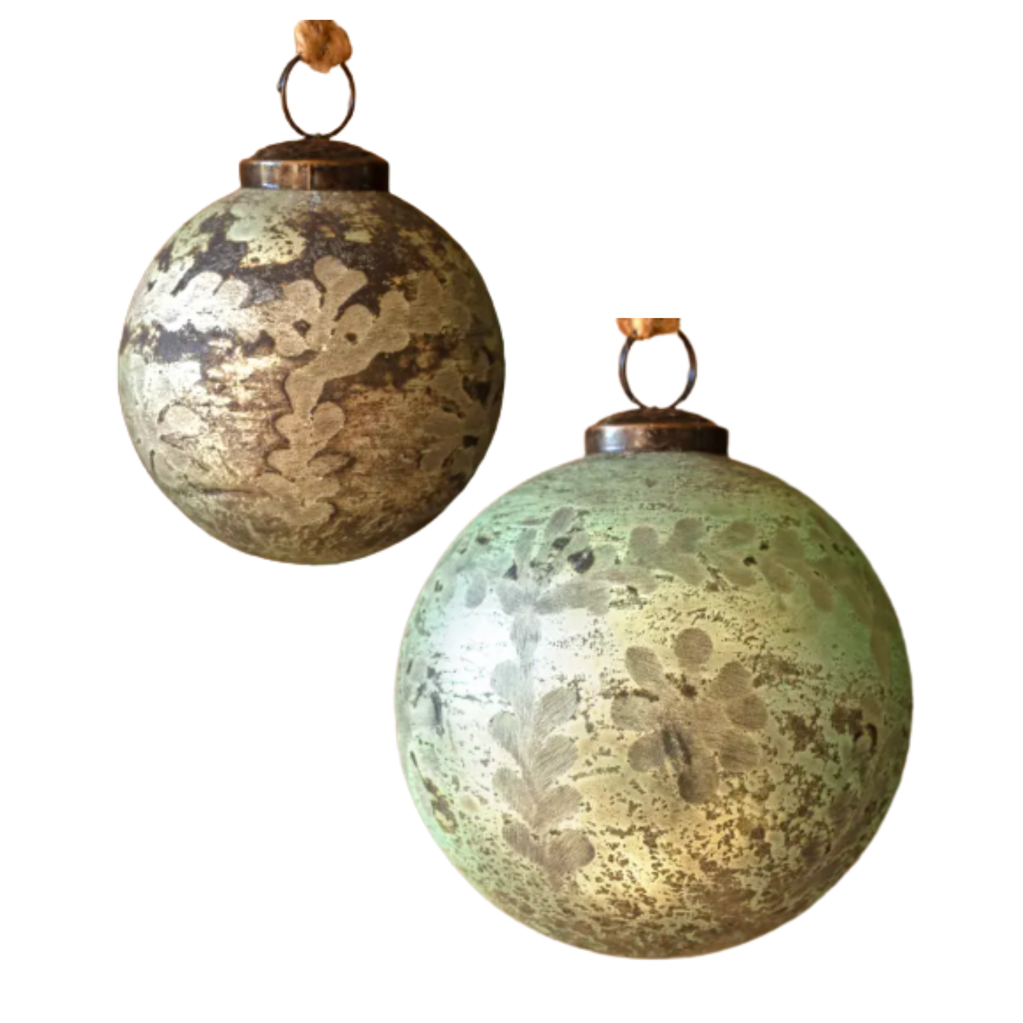 Etched Glass Ornament