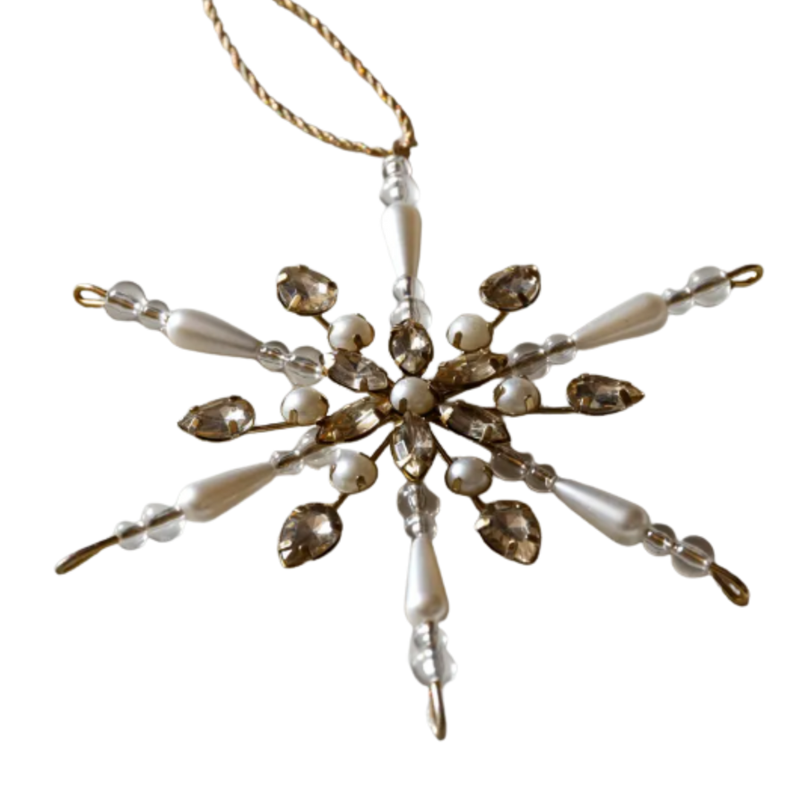 Bejeweled Snowflake Ornament