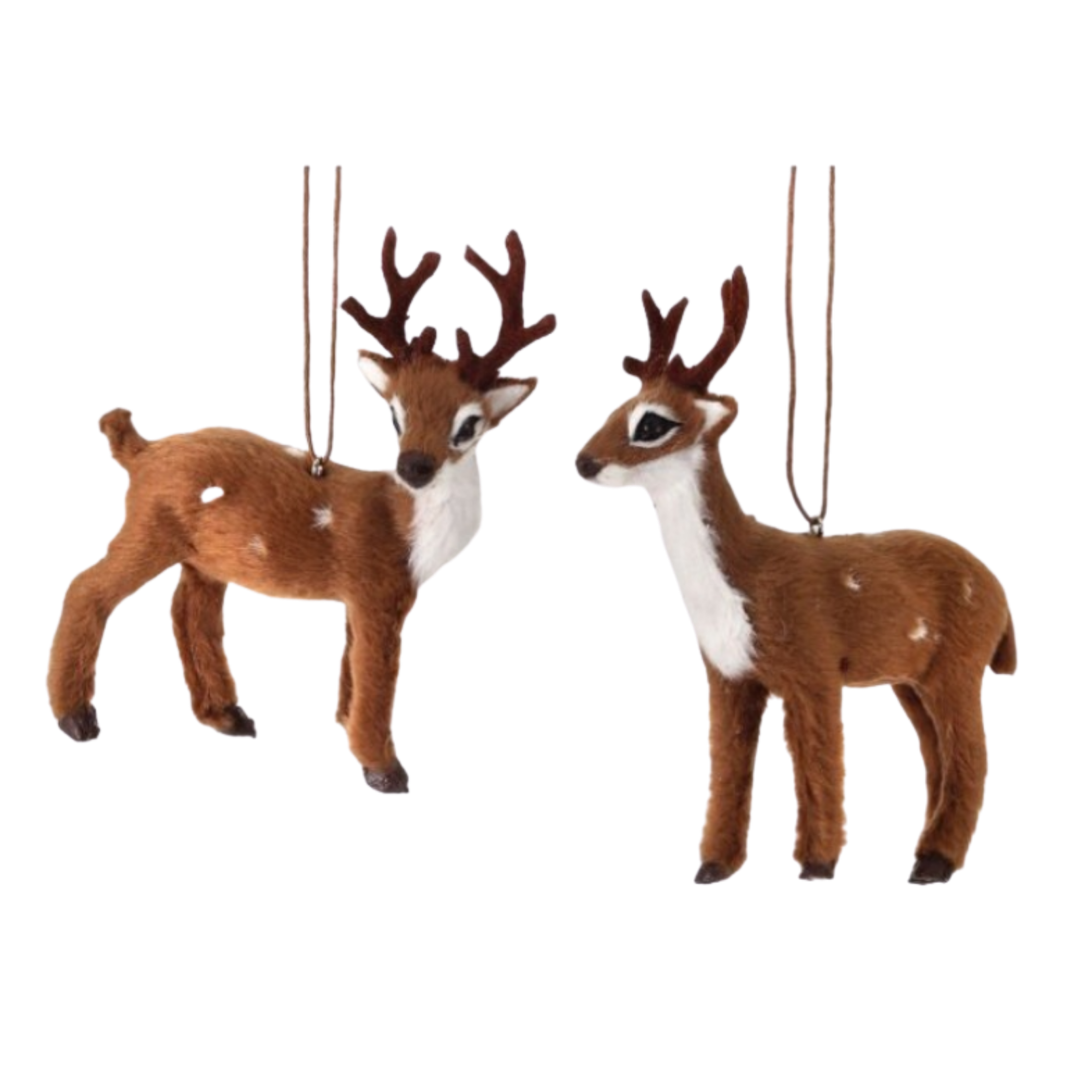 Furry Deer Ornament