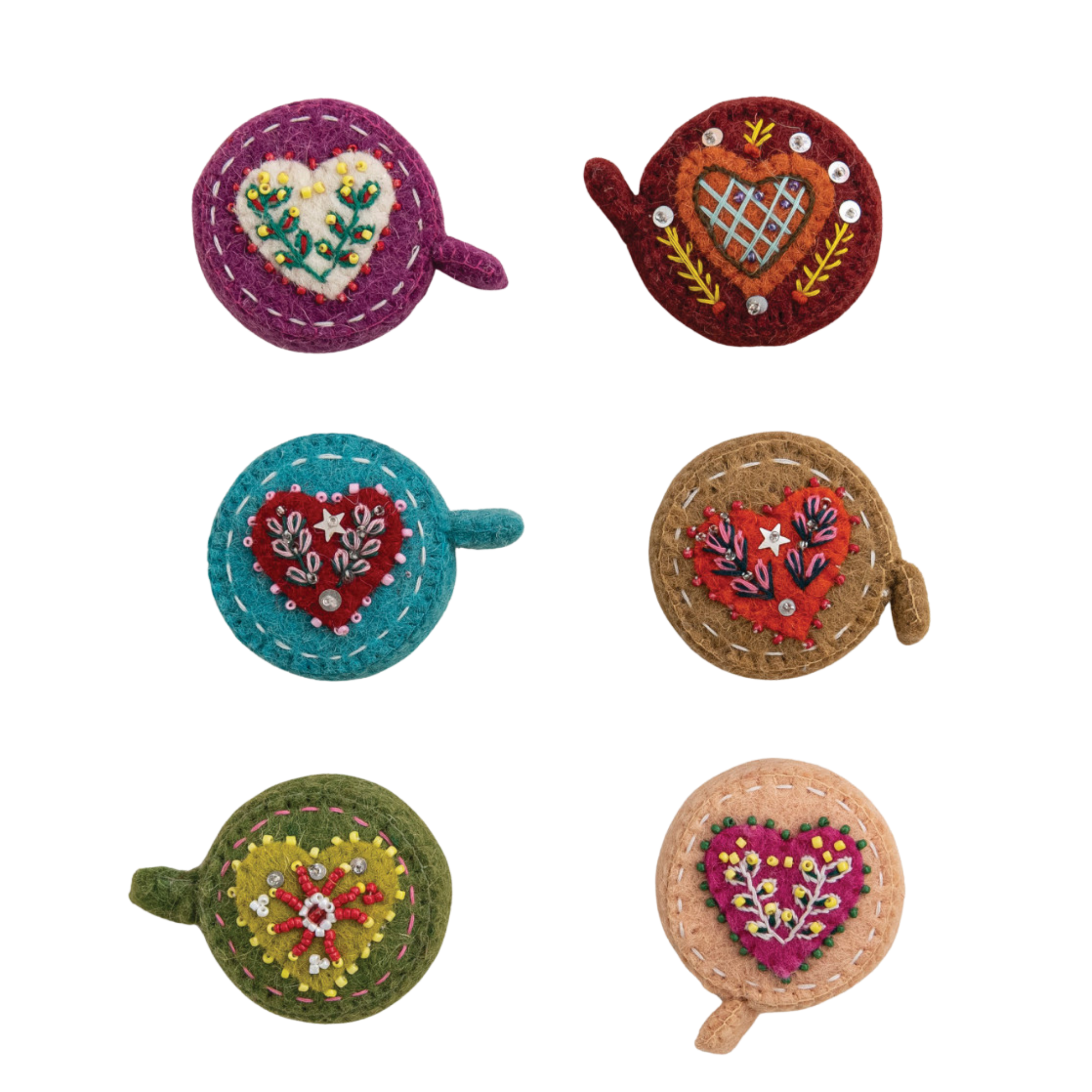 Felt Heart Measuring Tape