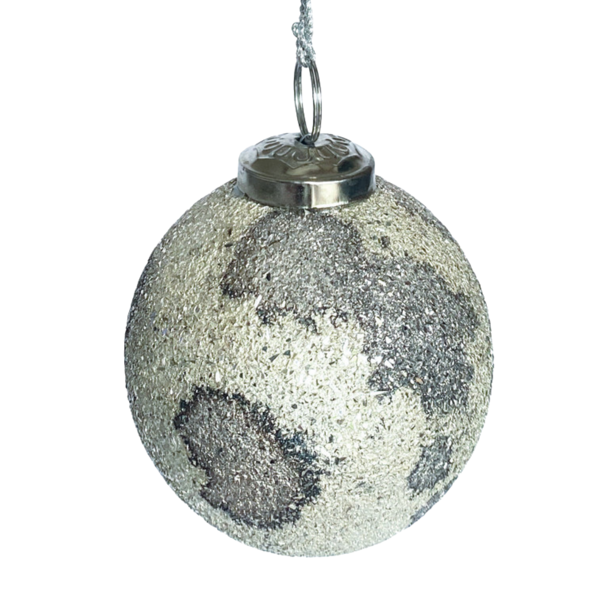 Silver Mica Ornament