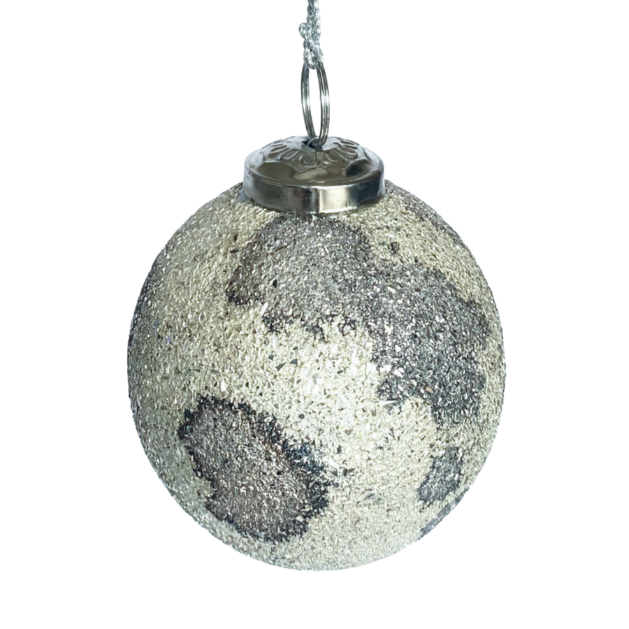 Silver Mica Ornament
