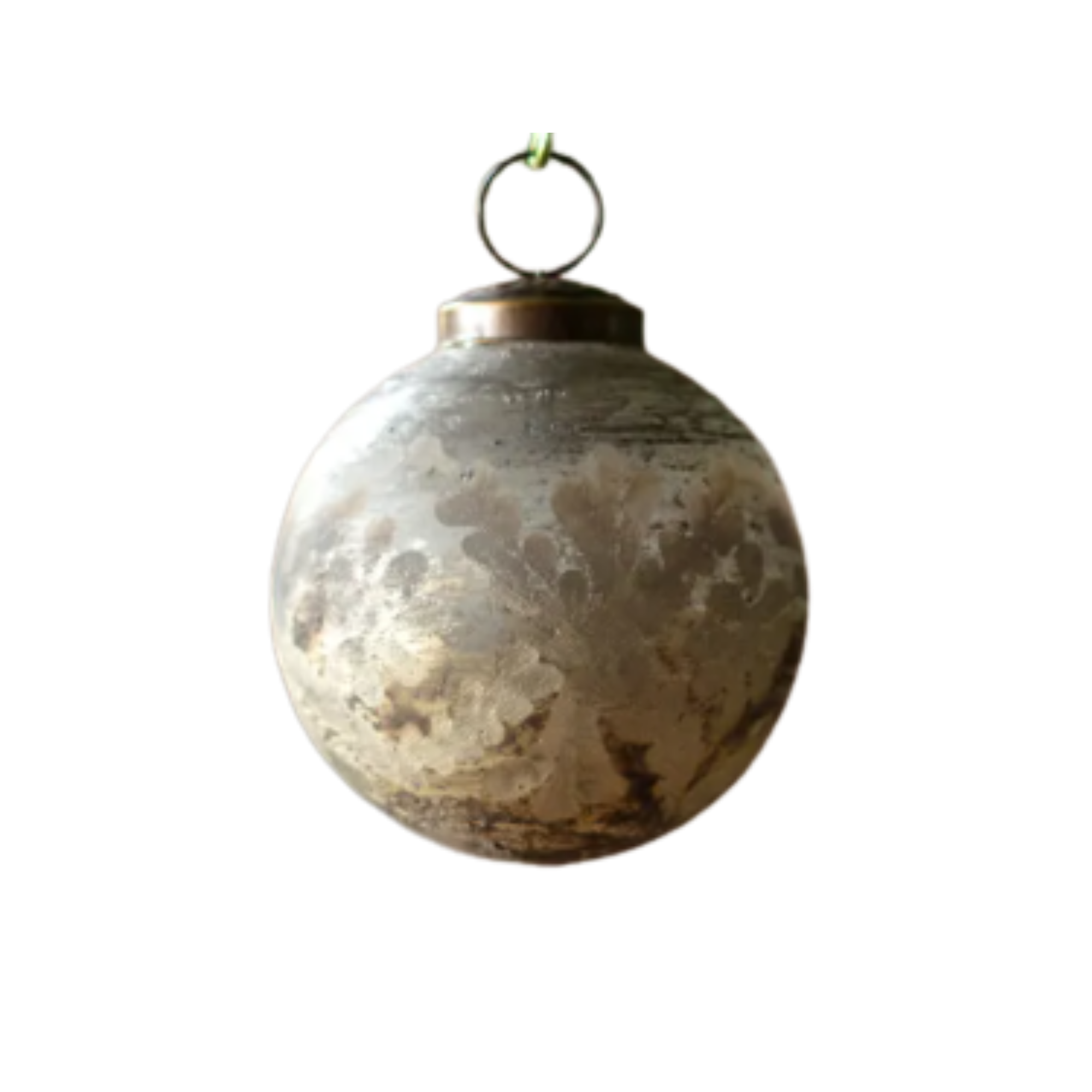 Aged Etched Ornament