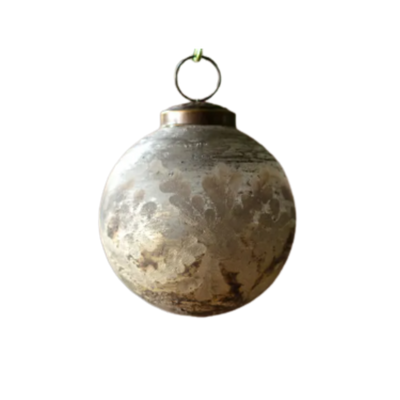 Aged Etched Ornament