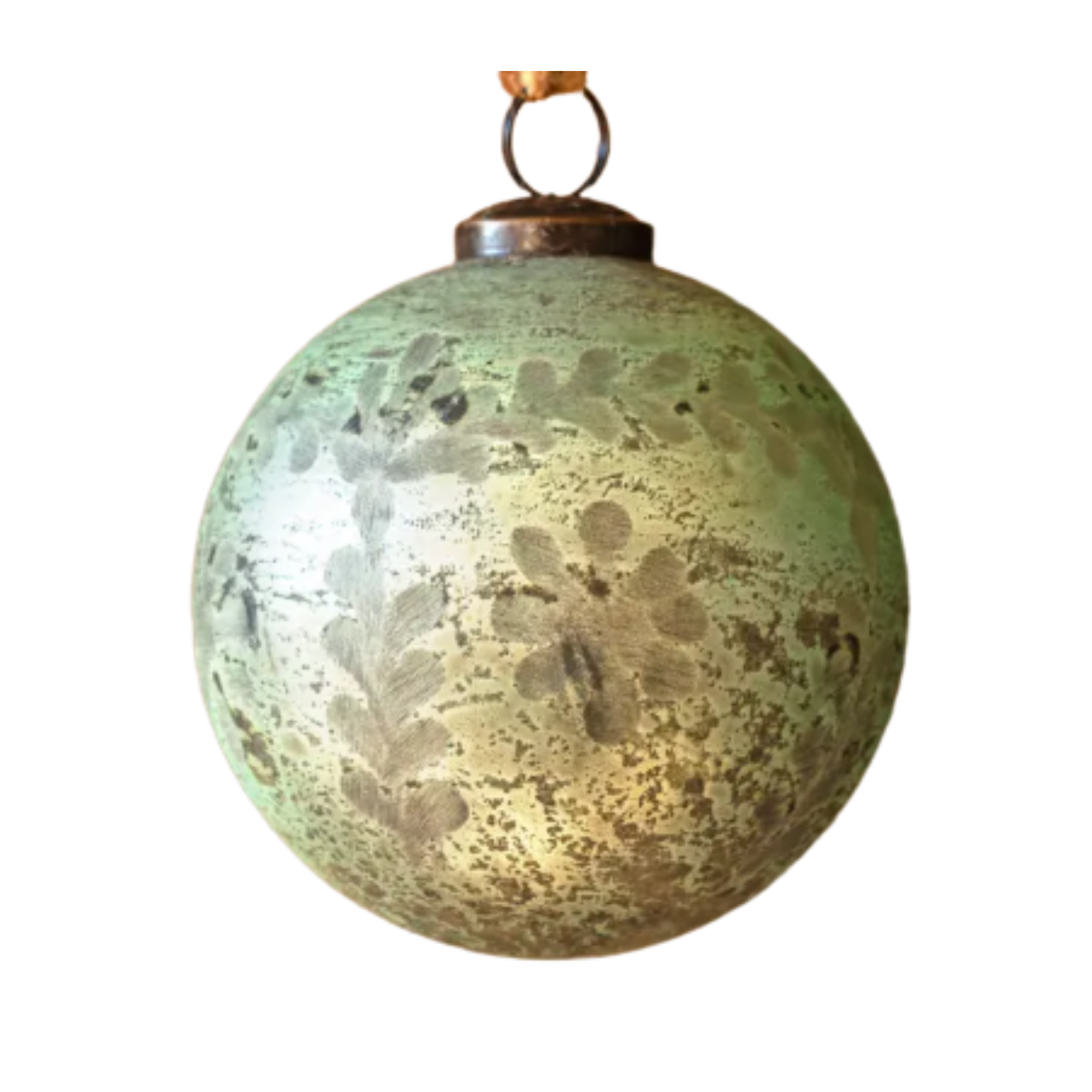 Etched Glass Ornament