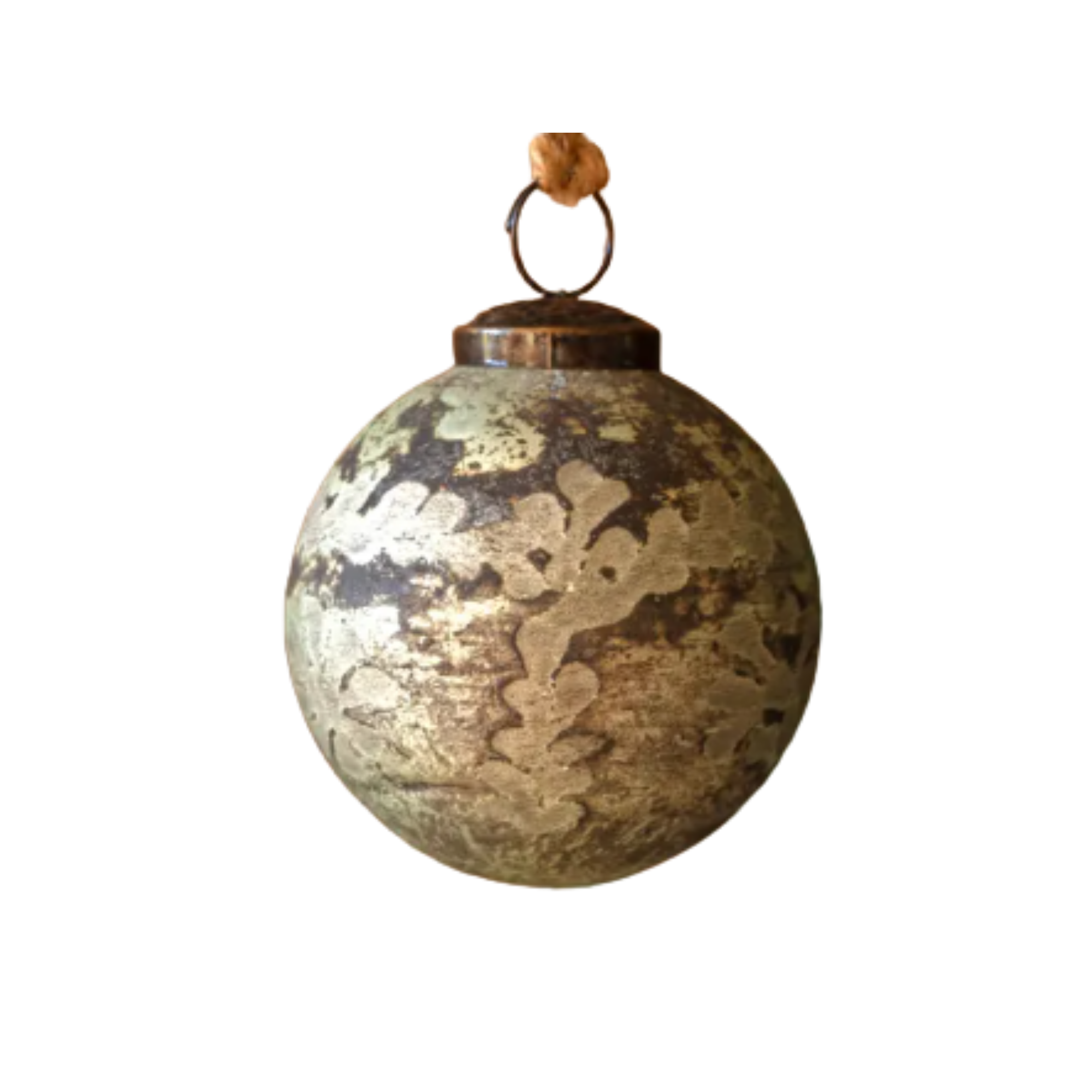 Etched Glass Ornament
