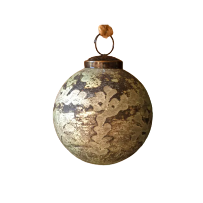 Etched Glass Ornament