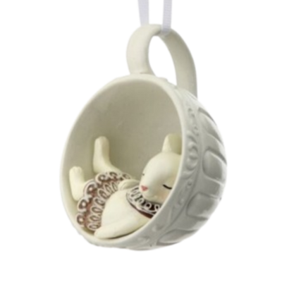Teacup Mouse Ornament