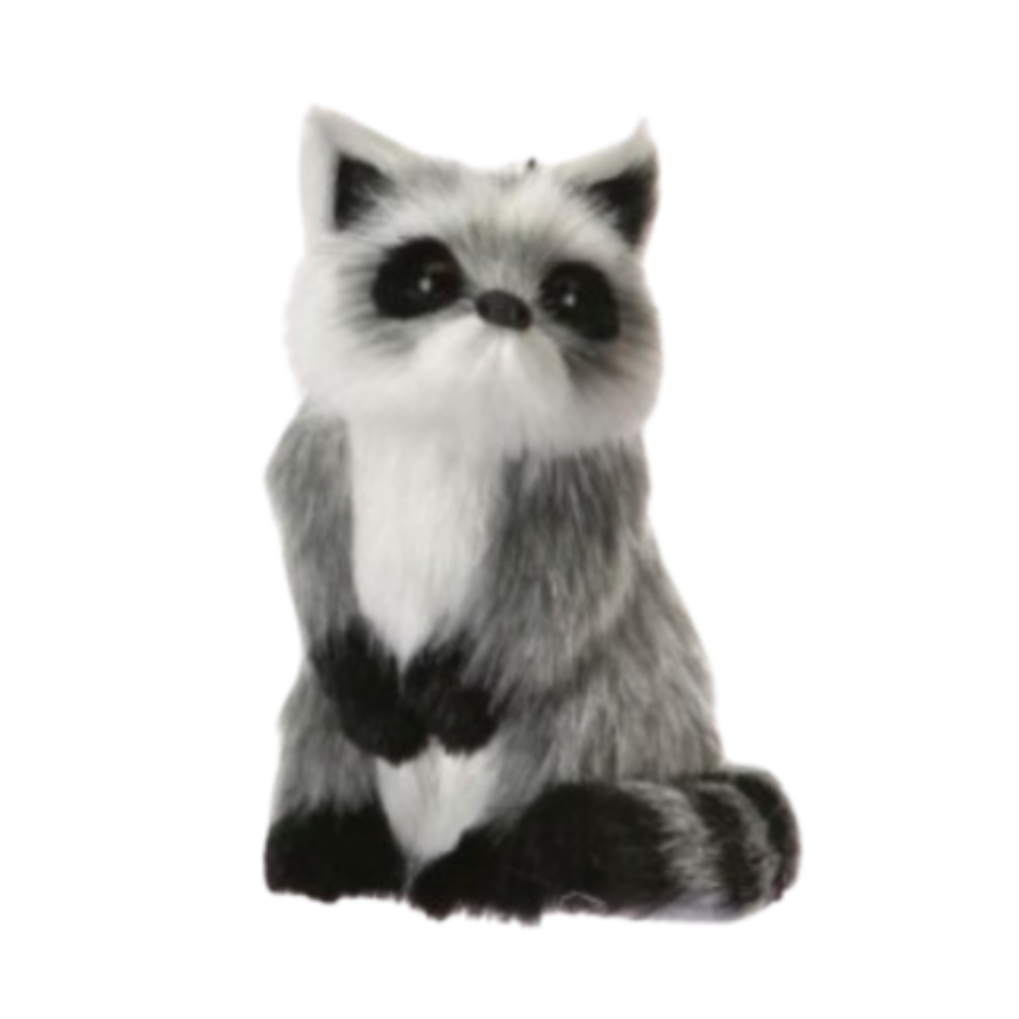 Furry Raccoon Ornament