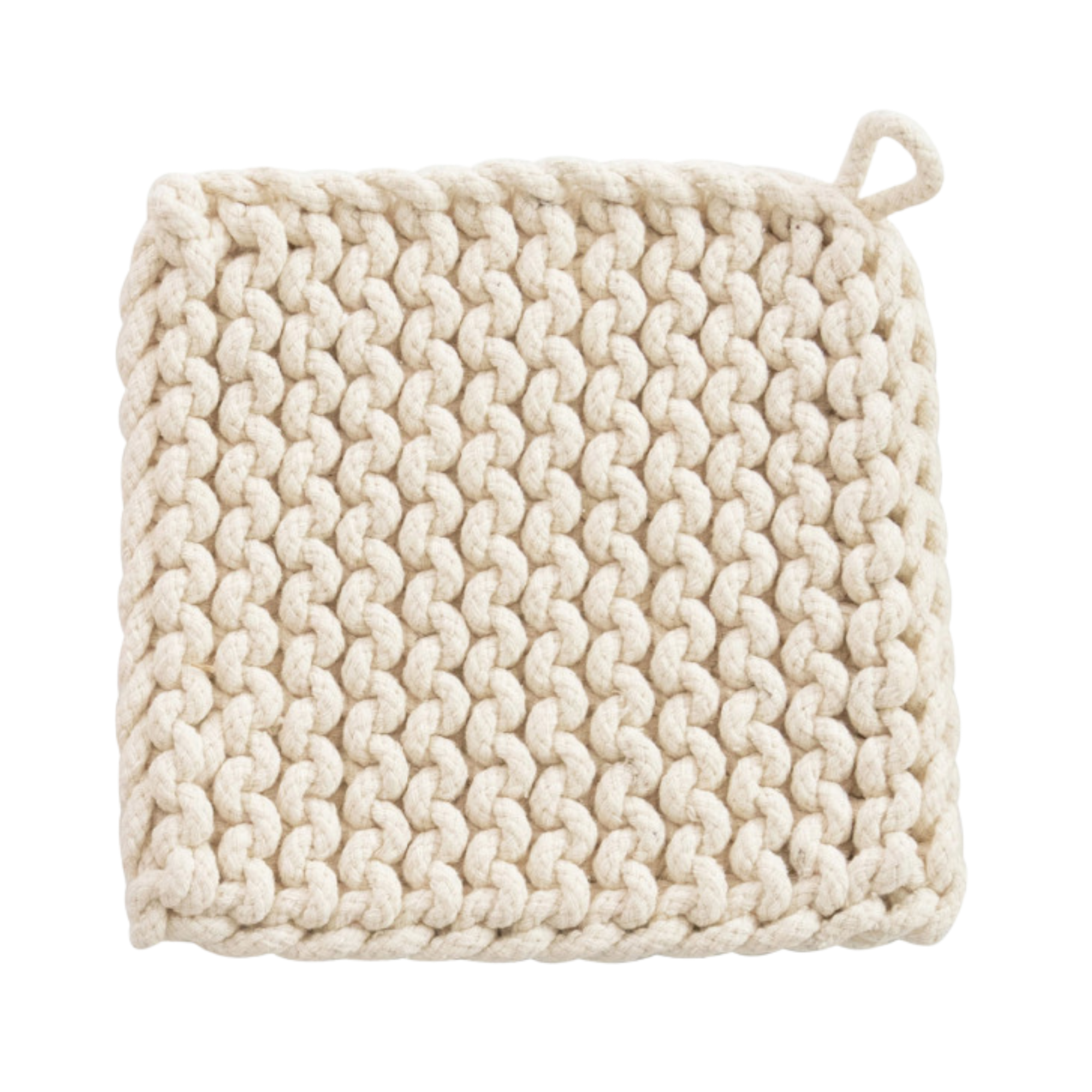 Crochet Pot Holder, botanist