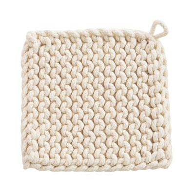 Crochet Pot Holder, botanist