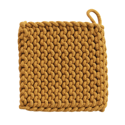 Crochet Pot Holder, botanist