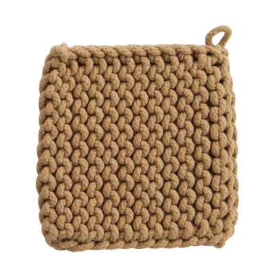 Crochet Pot Holder, botanist
