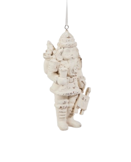 Whitewash Nutcracker Ornament