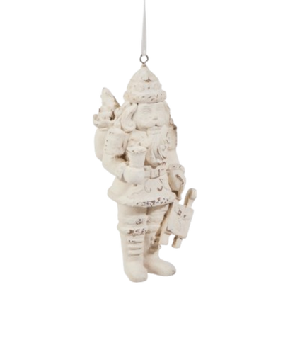 Whitewash Nutcracker Ornament
