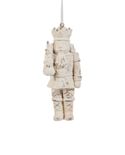 Whitewash Nutcracker Ornament