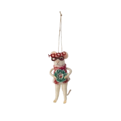 Felt Mouse - Glasses