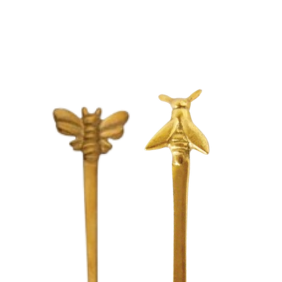 Brass Bee Spoon