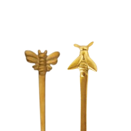 Brass Bee Spoon