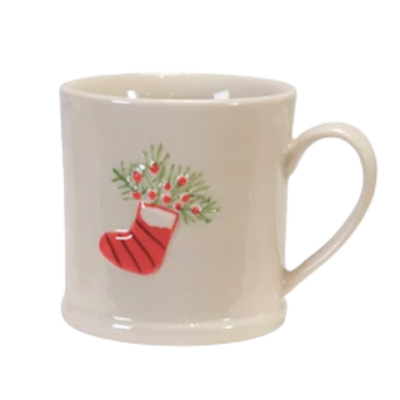 Stoneware Holiday Mug