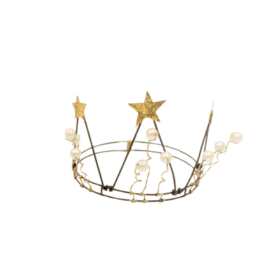 Wire Crown with Pearls