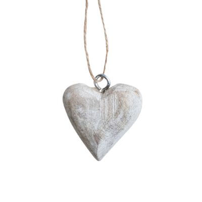Wood Heart Ornament