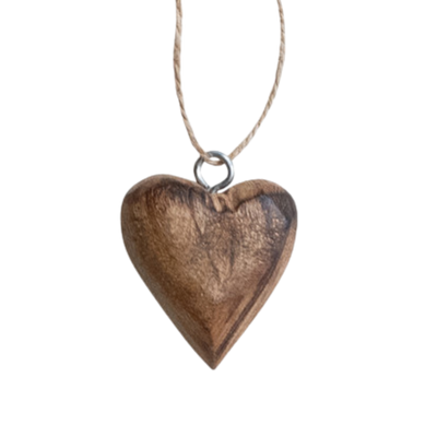 Wood Heart Ornament