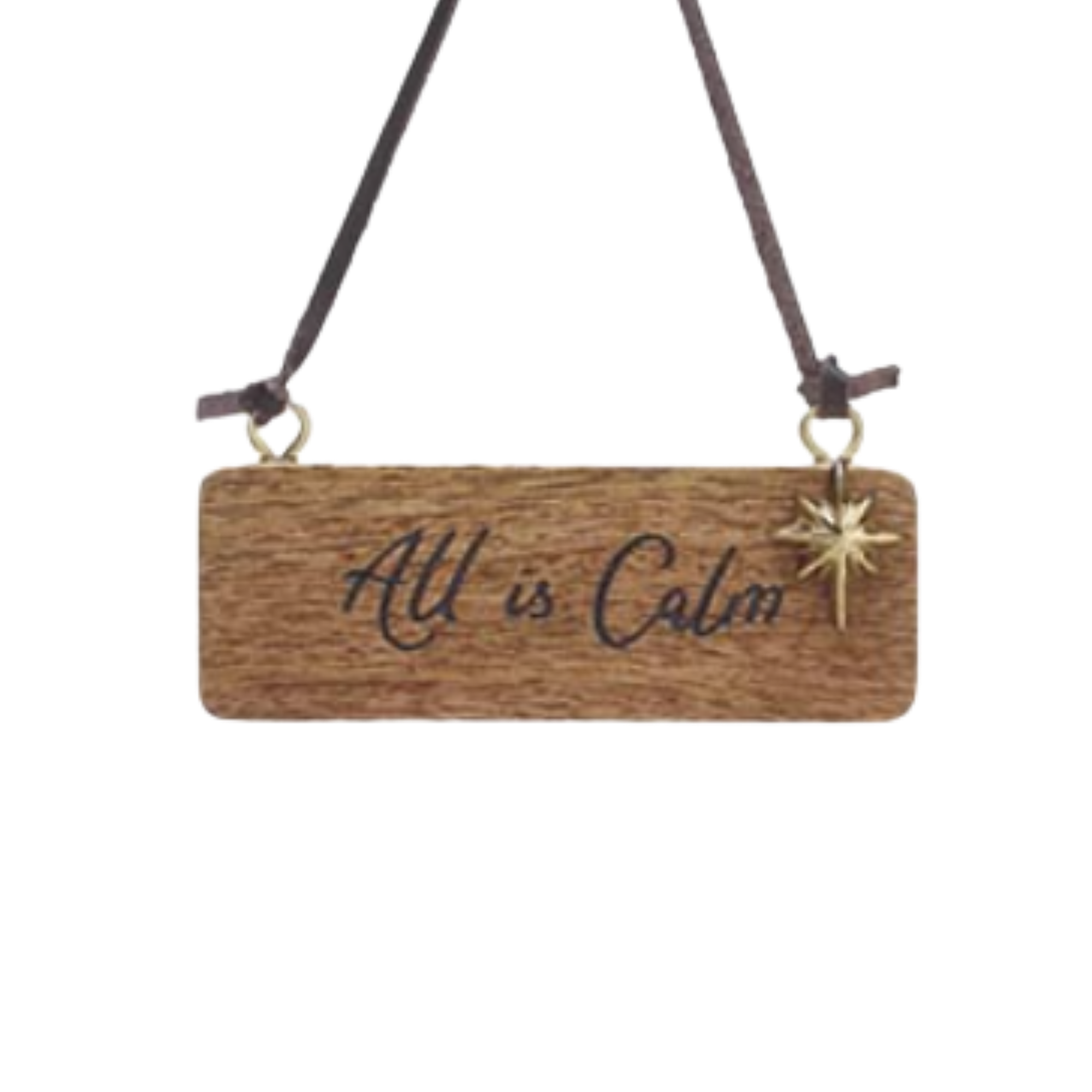Wooden Sign Ornament