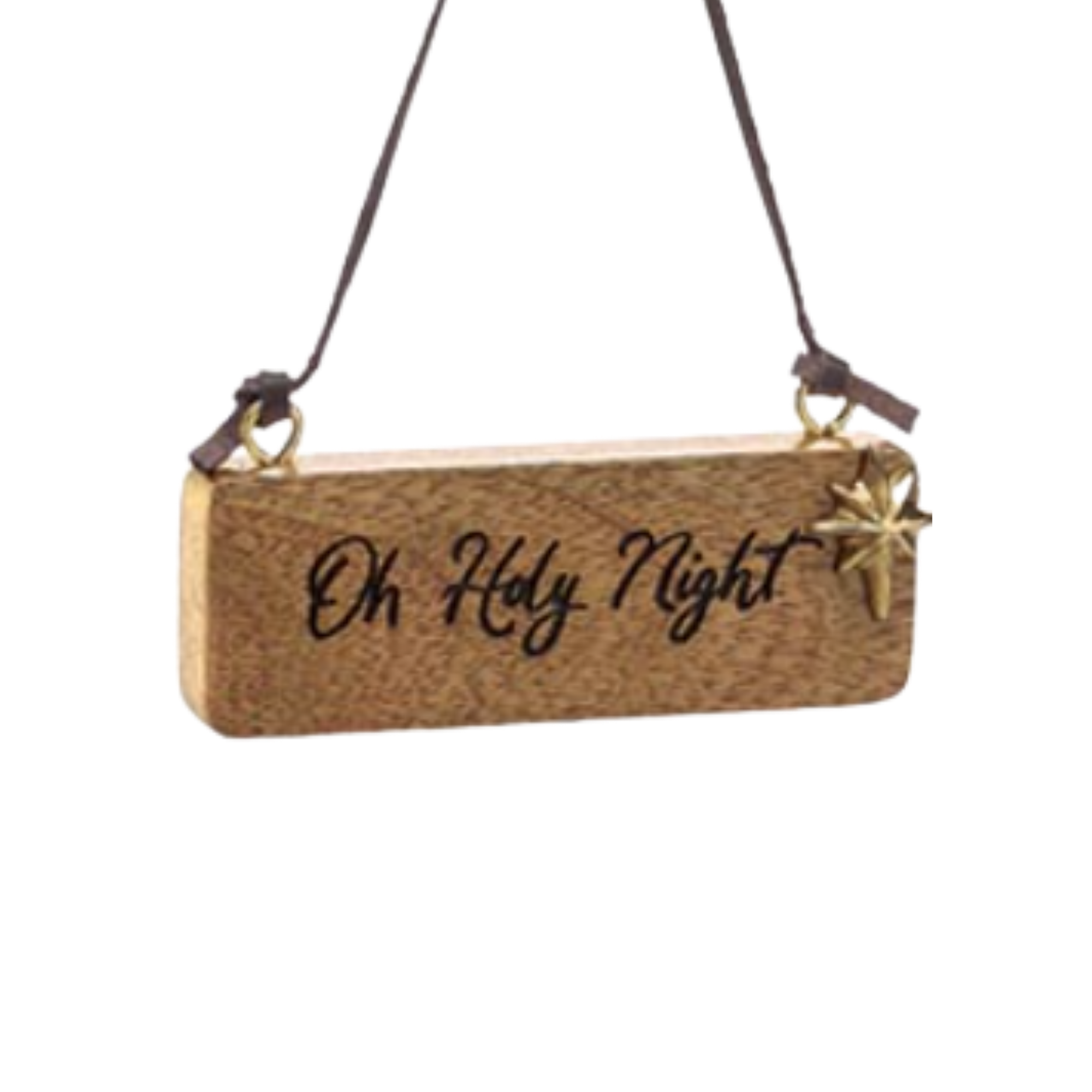 Wooden Sign Ornament