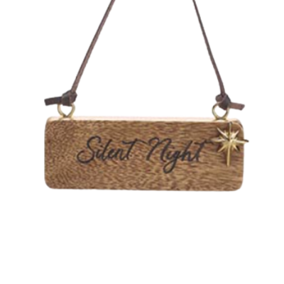 Wooden Sign Ornament