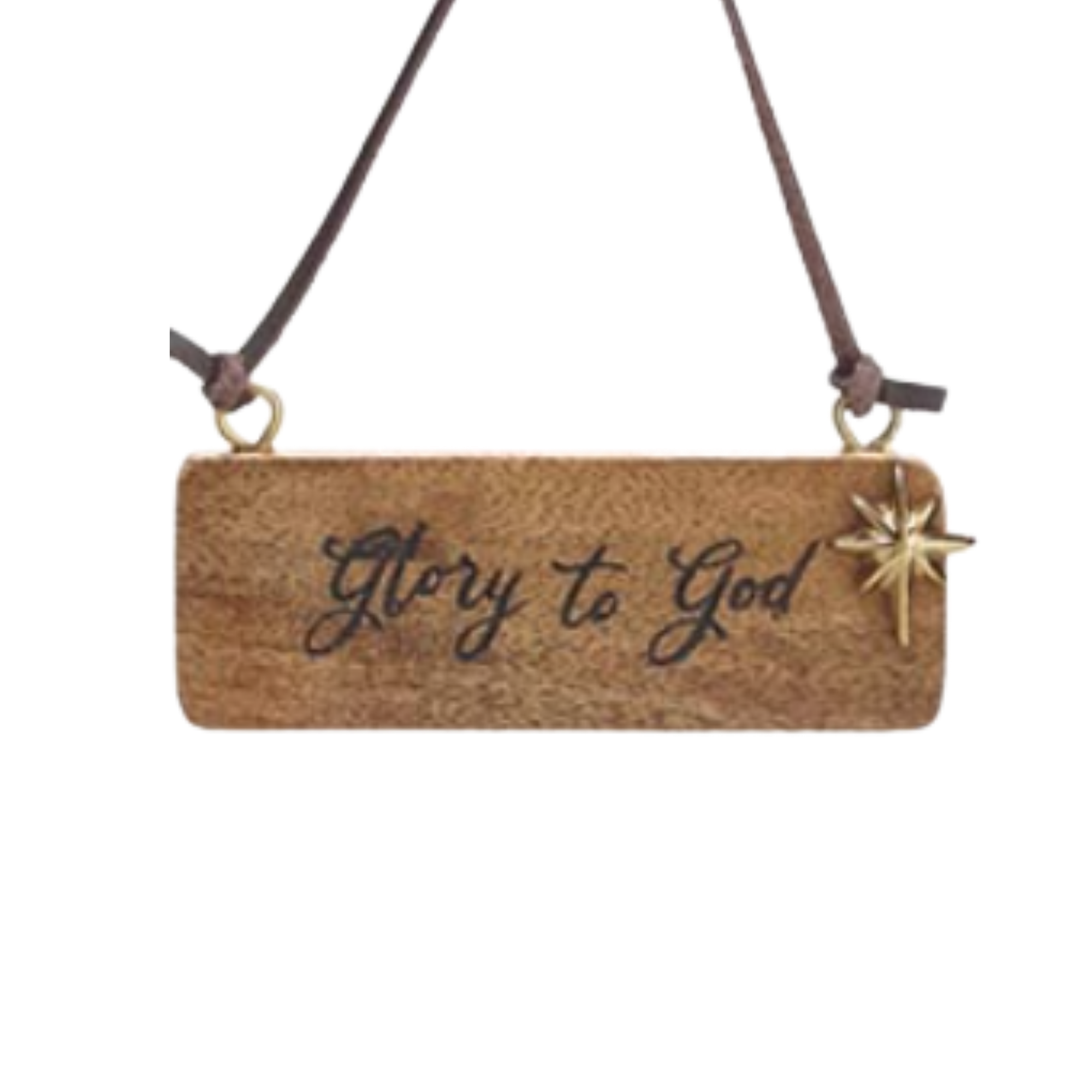 Wooden Sign Ornament