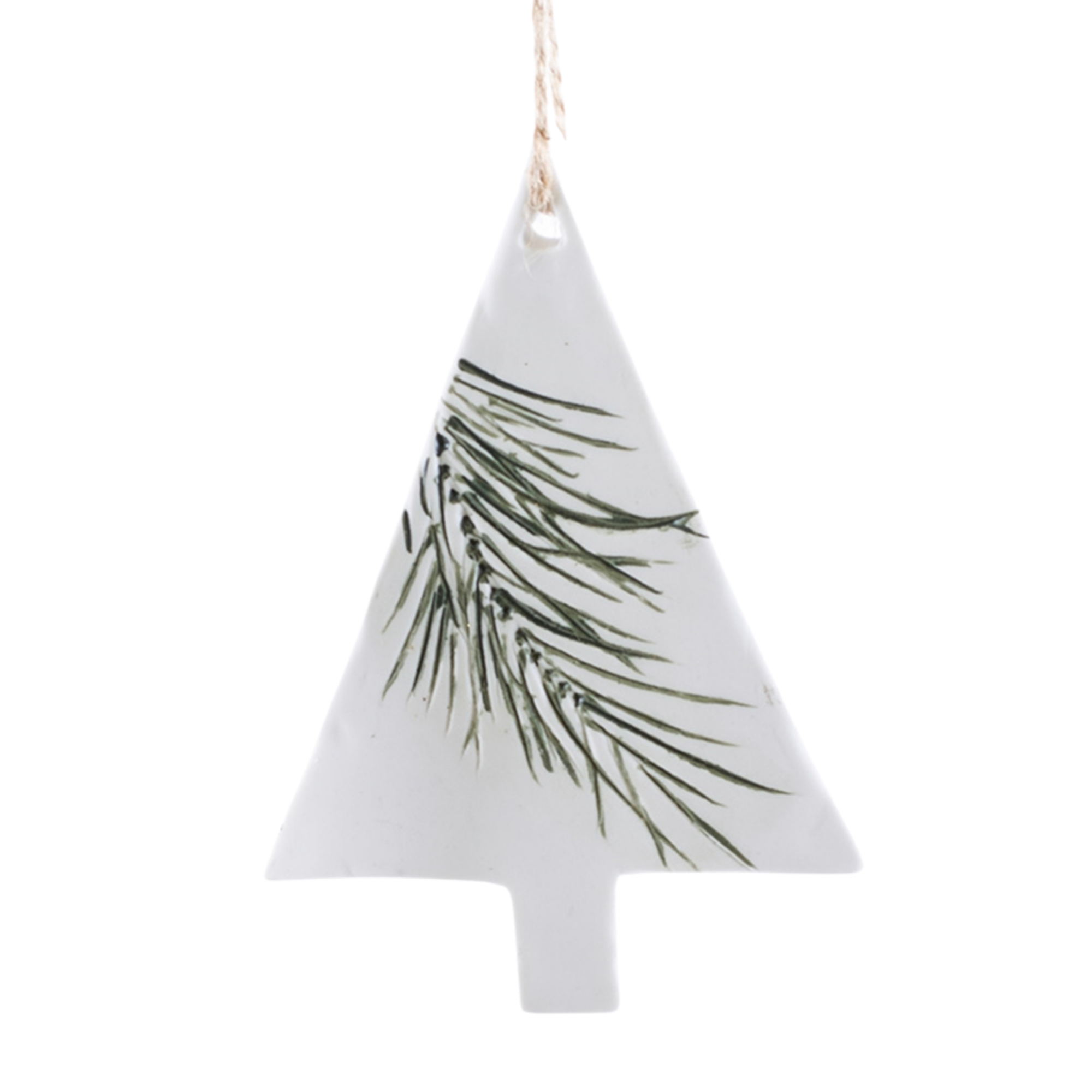 Ceramic Pine Ornament