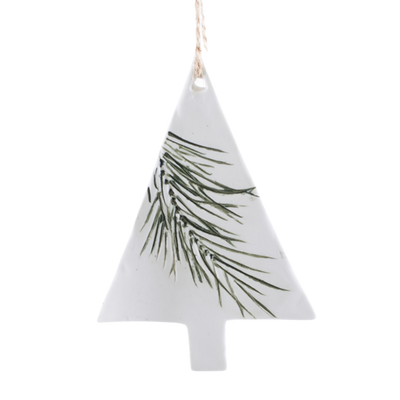 Ceramic Pine Ornament
