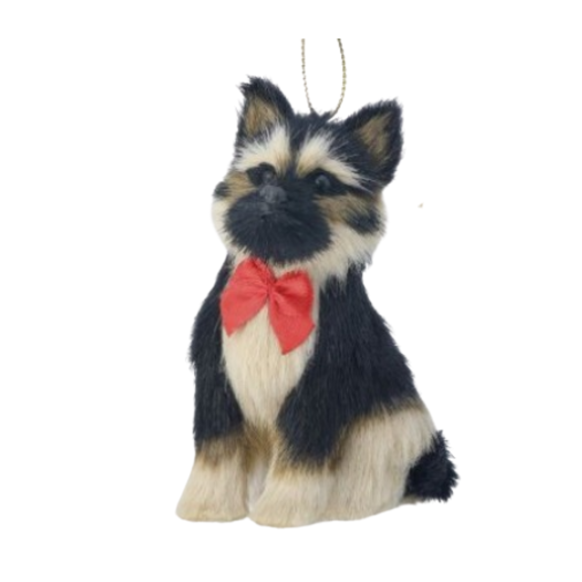 Dog with Bow Ornament