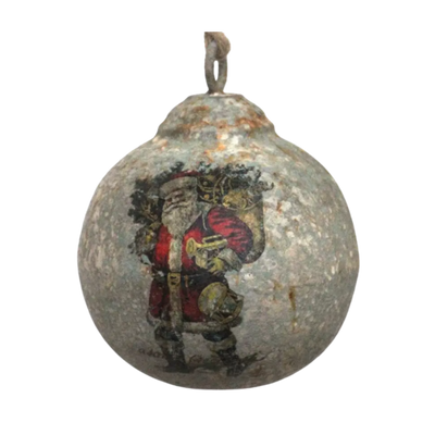 Aged Santa Ornament