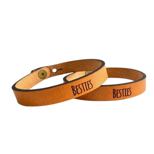 Leather Bracelet - Words