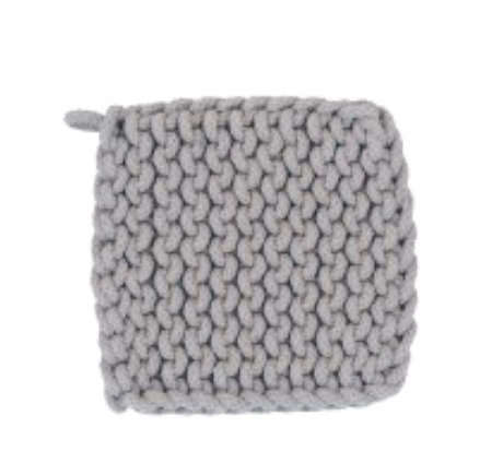 Crochet Pot Holder, woodland
