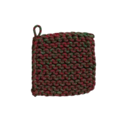 Crochet Pot Holder, sweater weather