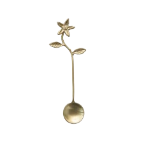Brass Flower Spoon