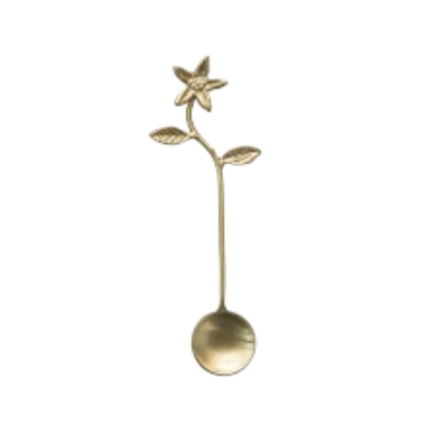 Brass Flower Spoon
