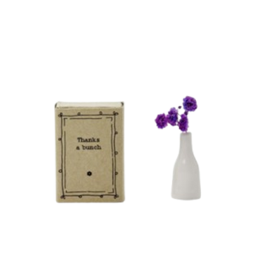 Matchbox Bud Vase