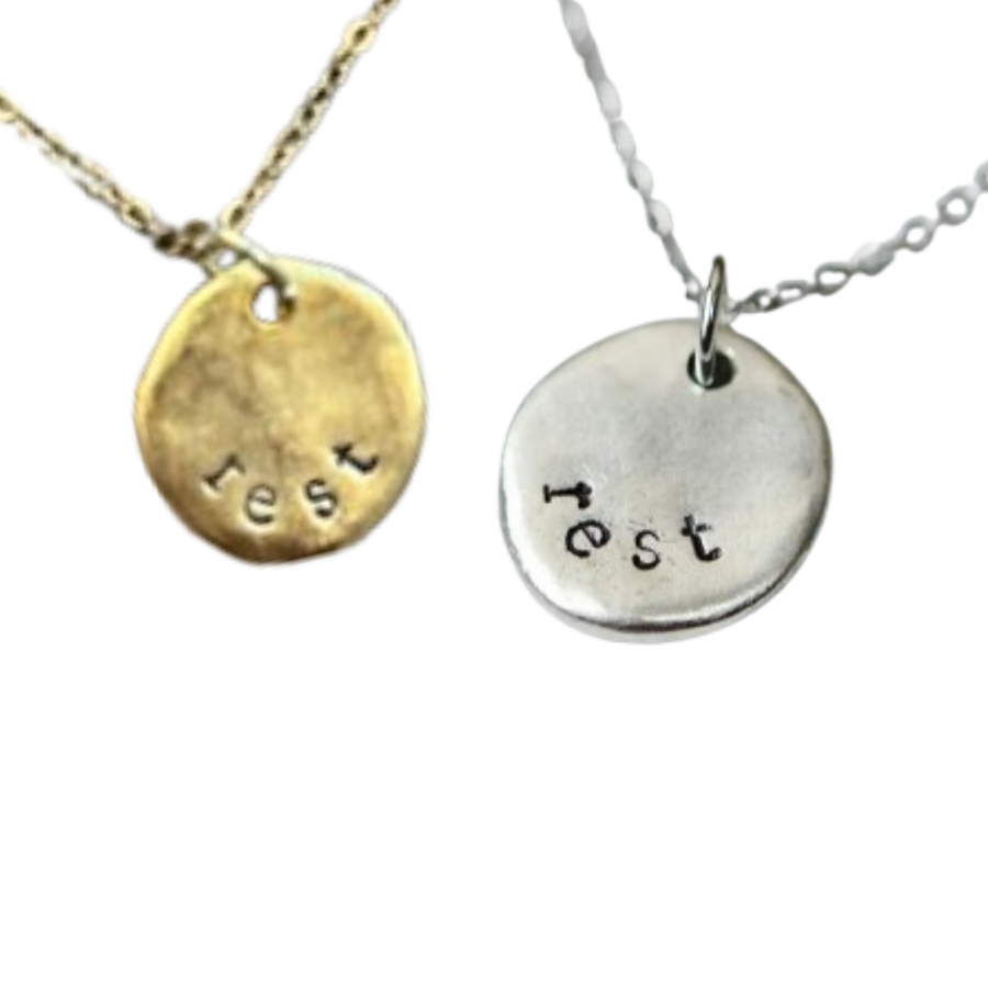 "Rest" Necklace