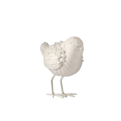 Flocked Bird Ornament